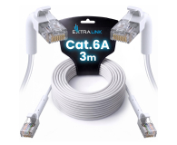ExtraLink Kat.6A U/FTP 3m 1Gbps Patchcord LAN miedź skrętka kątowy - 1543784 - zdjęcie 4